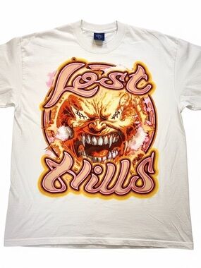 Lost Hills ‘Screaming Sun’ White Graphic Tee